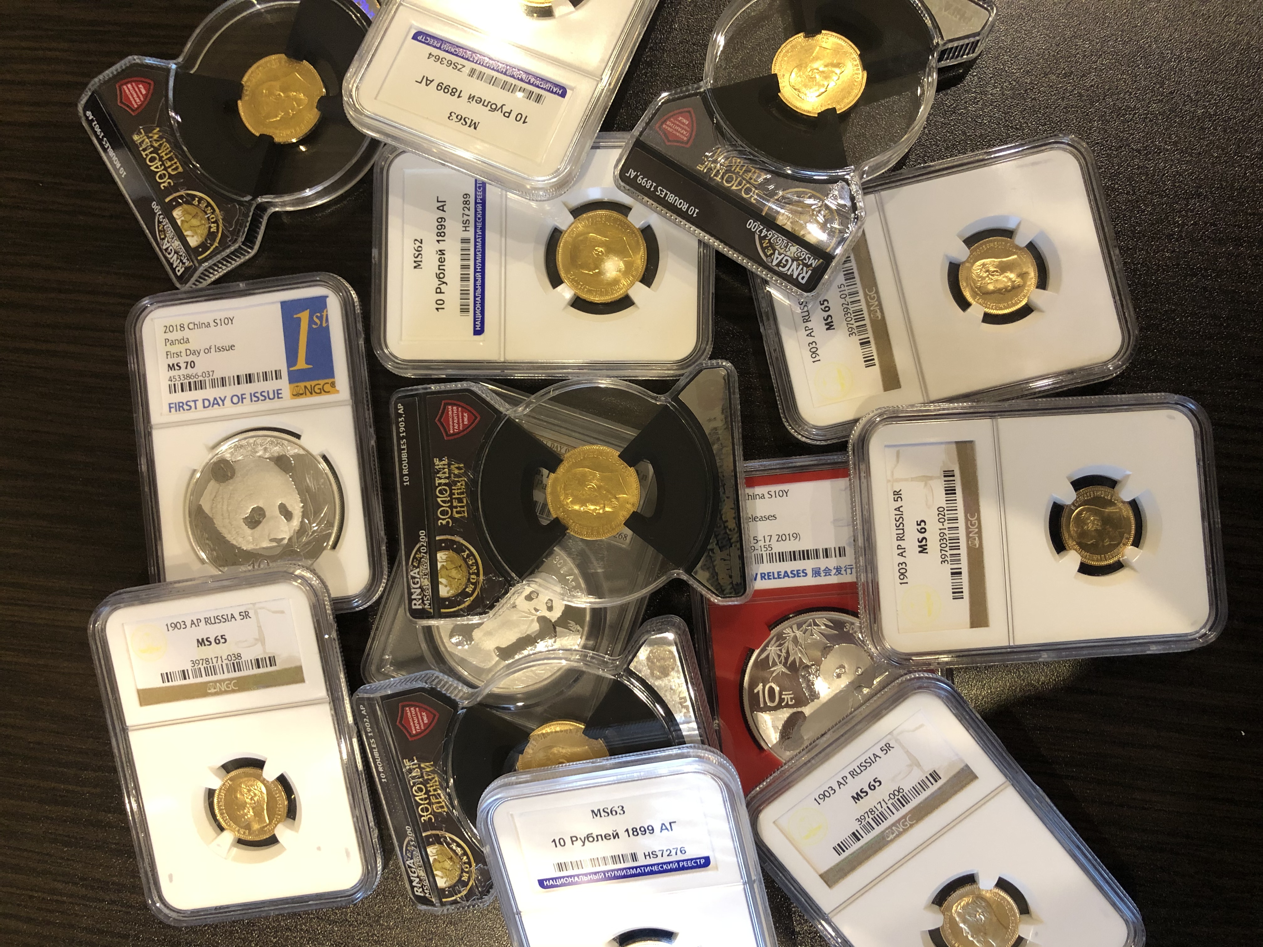 Монеты в слабах NGC, PCGS, ННР, РНГА. Что это такое?